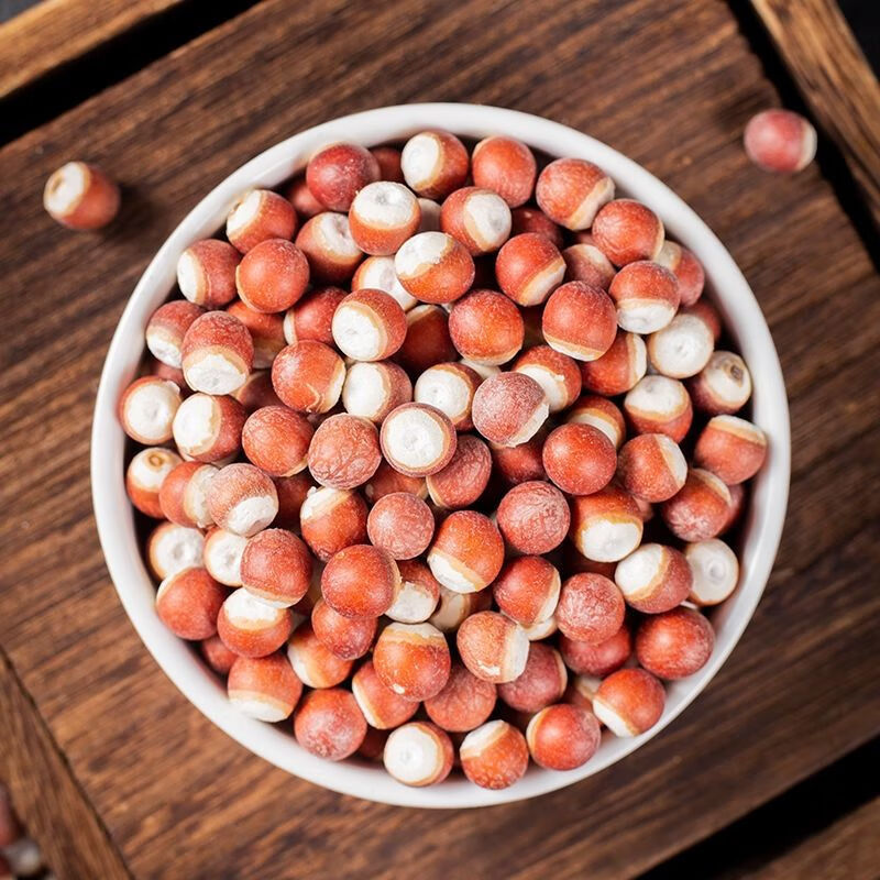 芡实正宗茨实薏米莲子500新货鸡米头干货新货 芡实小粒250克【半开】