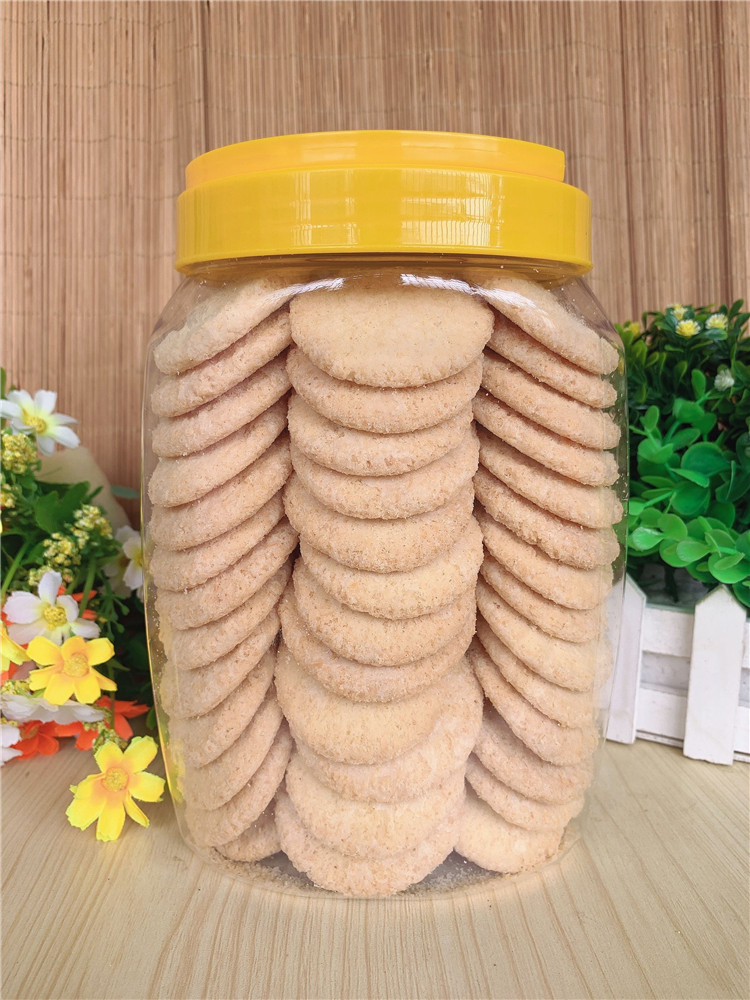 田师傅椰鱼饼 炒米饼粉酥750g椰丝饼传统手工饼休闲小食特产 椰鱼饼1