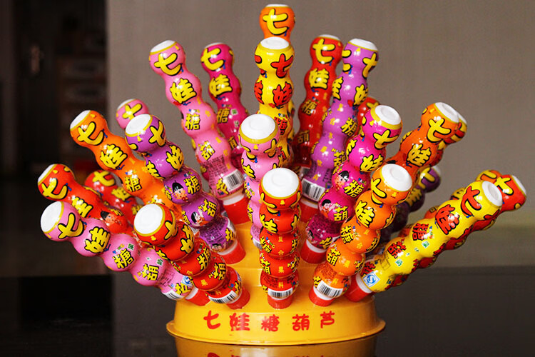 5折 七娃糖葫芦 七娃糖葫芦 100ml32支 酸奶饮品 整箱 葫芦娃奶果汁