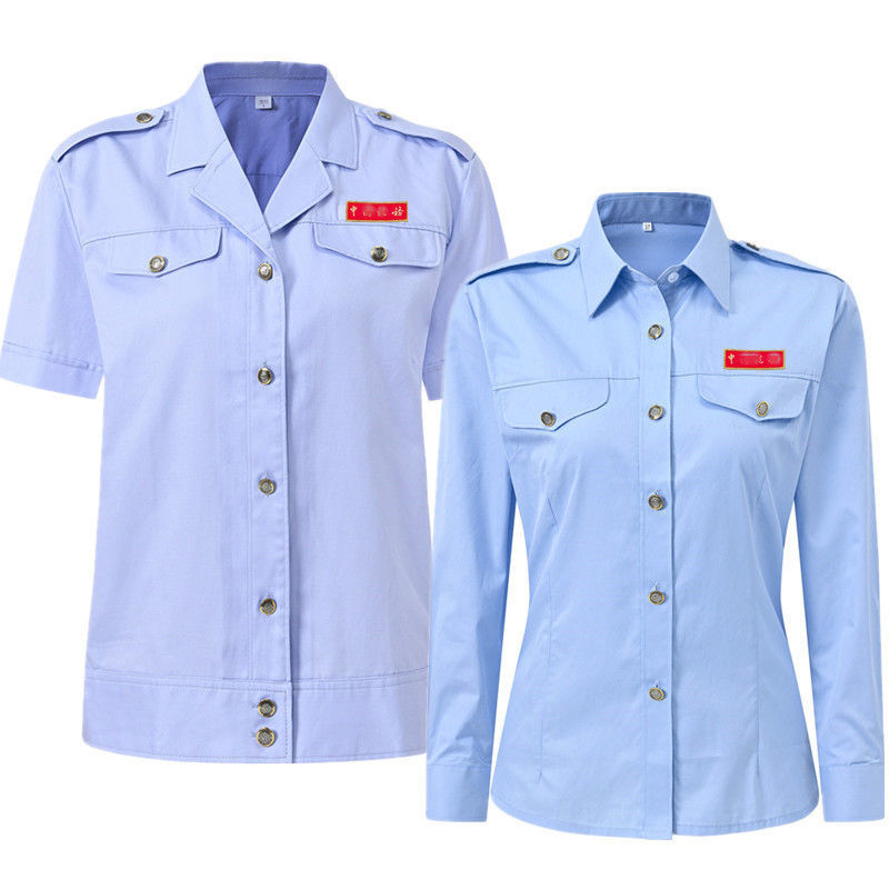 窕妮税服制服短袖税服工作服半袖工装夏季税局夏季衣服服装 女夏裤 40