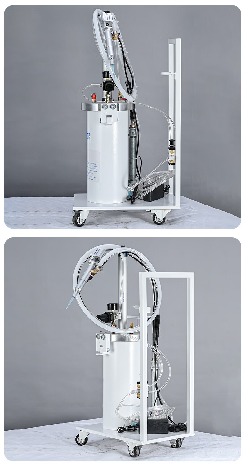 中易手动点胶机灌胶机滴胶机2600ml压力桶硅胶半自动点胶机打胶机