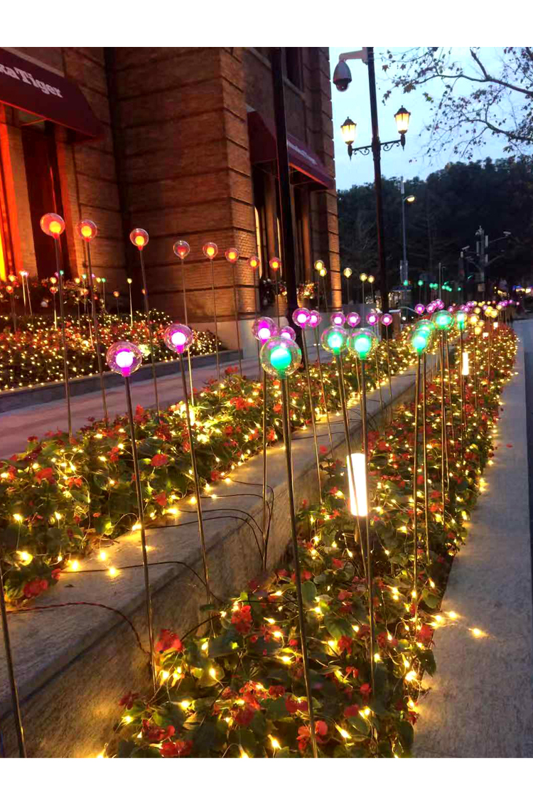 led渔网灯鱼网状彩灯闪灯串灯满天星户外防水节日树上挂草坪装饰 暖白