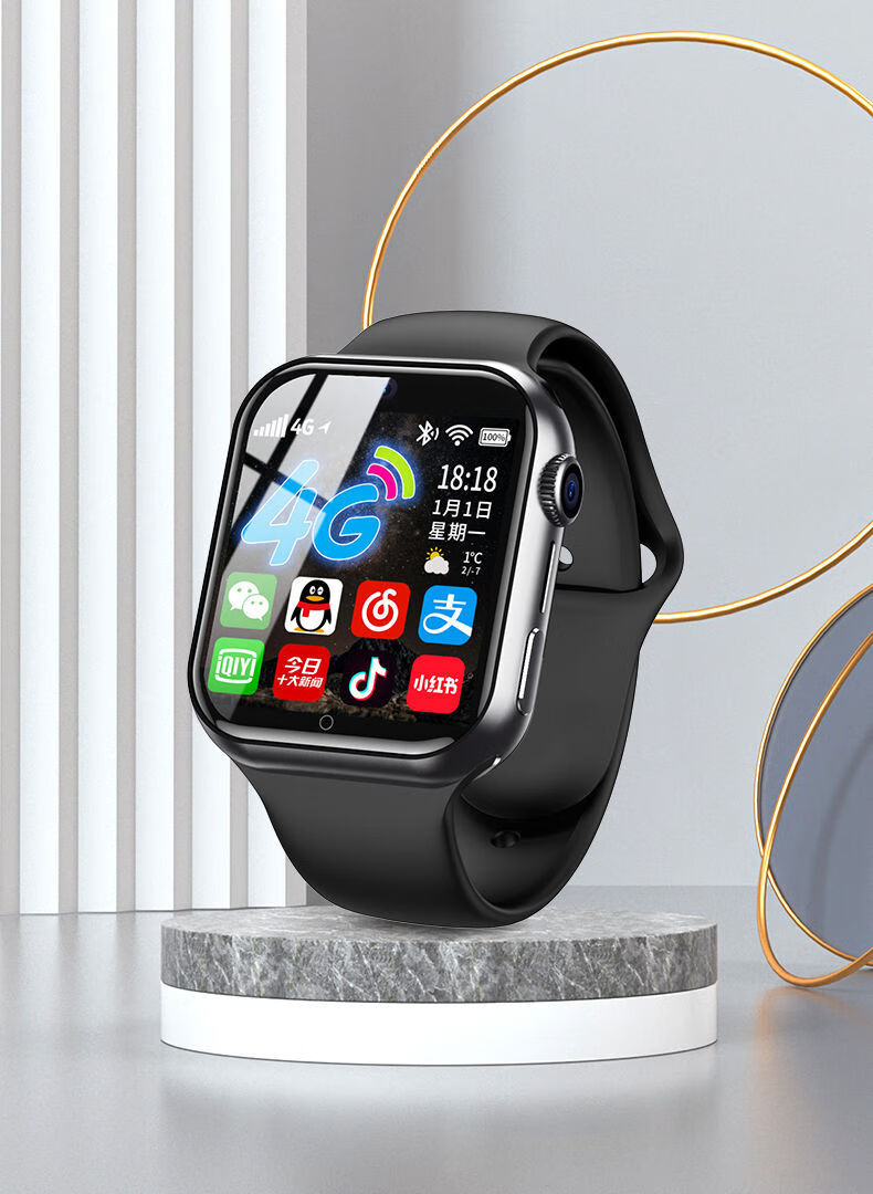 手表智能黑科技可wifi支付下载初中生小学生防水手机粉双摄视频ai机器