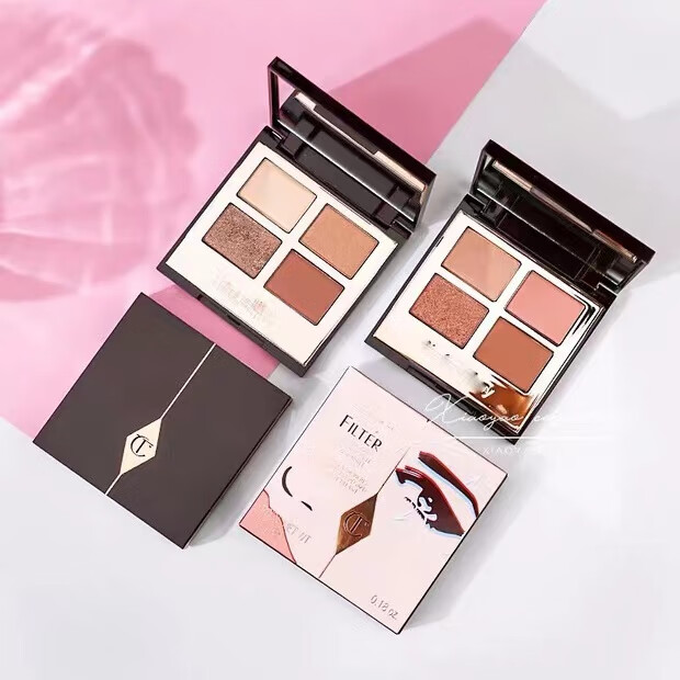 眼影盘原装中小样28gpillowtalkexaggereyes枕边夜话哑光大地各一盒