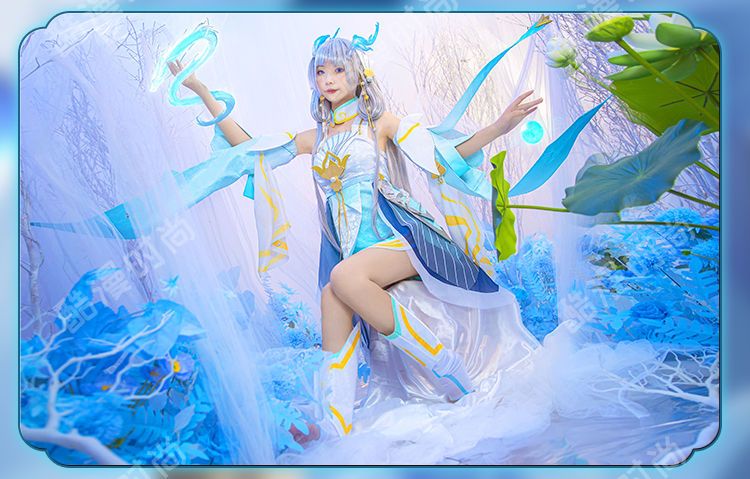 银乔黎王者荣耀西施cos服游龙清影fmvp皮肤古风古装cospl 西施游龙