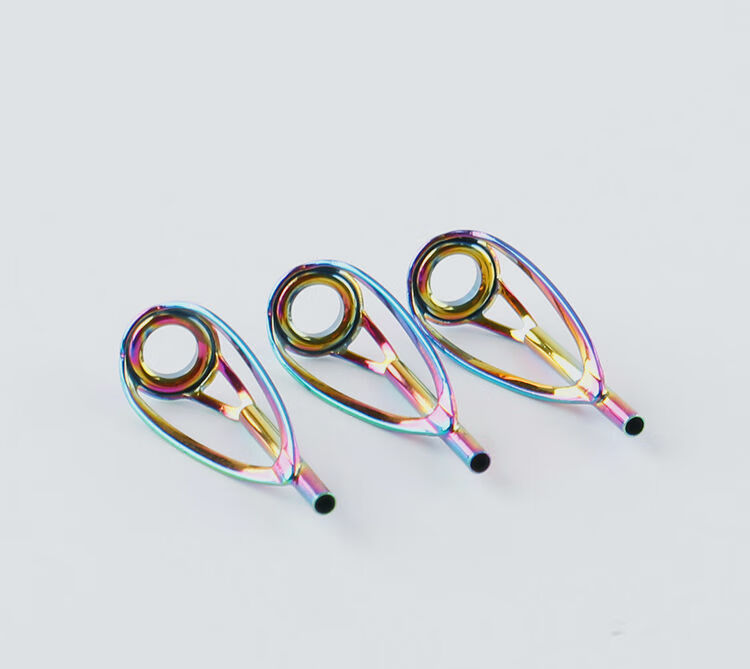 品界钓鱼配件钓鱼配件顶环防缠绕不锈钢材质diy矶竿路亚竿导环路亚竿