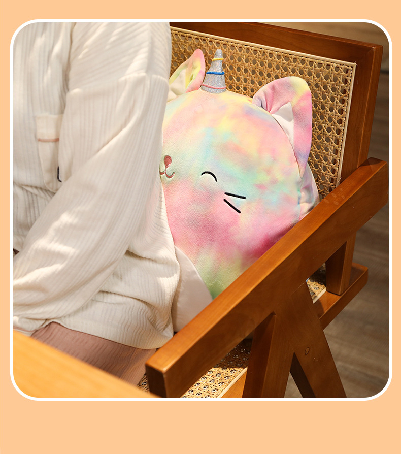 可爱卡通独角兽抱枕毛绒玩具儿童陪睡床上睡觉考拉靠枕靠垫女生生日