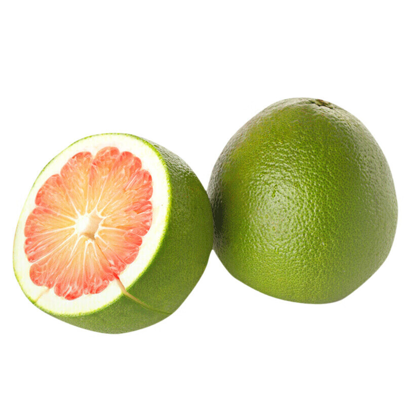 橙伯乐越南品种红柚红心翡翠柚红肉青柚子新鲜应季水果2个装广西种植