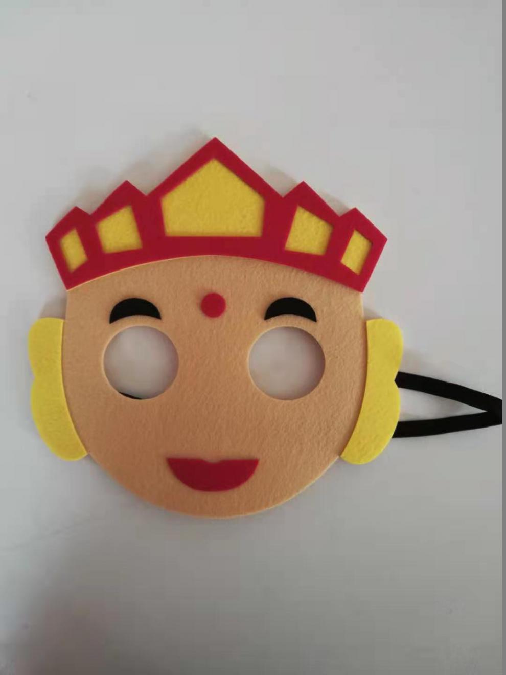 小孩孙悟空面具 儿童孙悟空面具西游记师徒四人面罩头套猪八戒唐僧