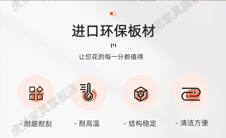 虎弟 简约现代梳妆台网红ins风化妆台家用卧室一体收纳柜化妆桌子 80CM 太空灰色