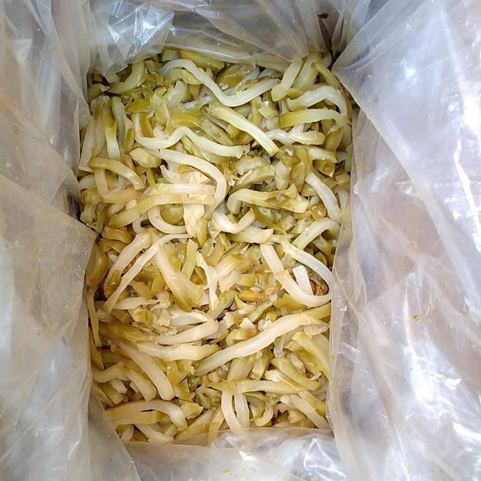 涪陵榨菜丝5/9斤装清淡榨菜丝原味榨菜丝酱腌菜咸菜腌制菜丝 白味榨菜