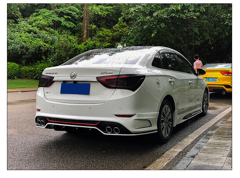 16新英朗大包围前铲侧裙后唇压尾翼汽车改装小包围 15-17英朗b款前唇1