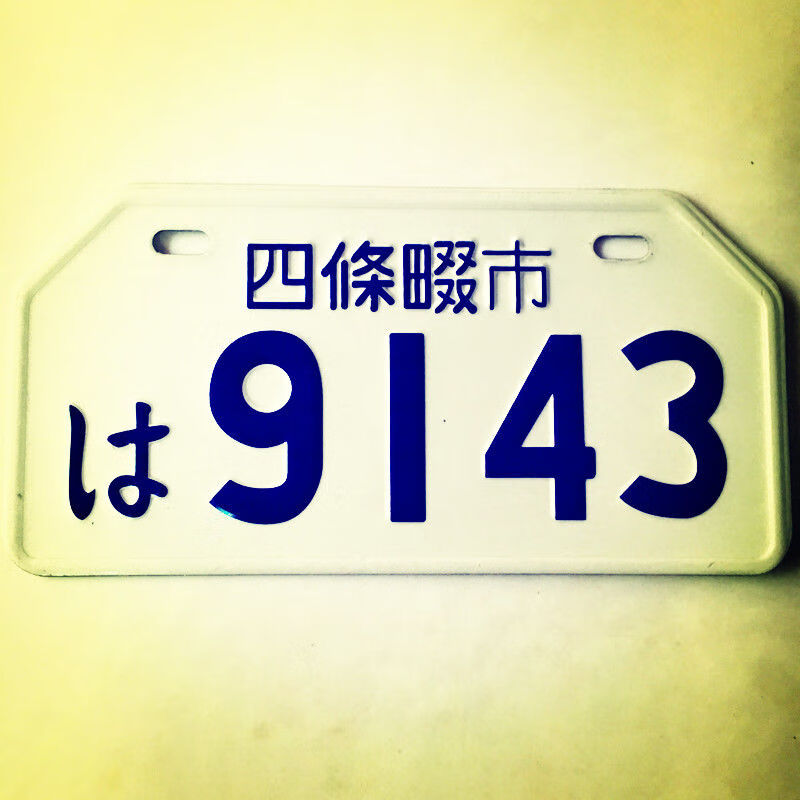 车牌摩托车假牌摩托车电动车个性车牌照日本字外国铝车牌照装饰小车牌
