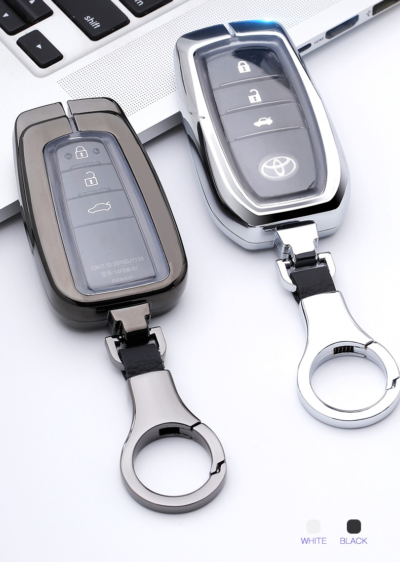适用于专用于16款丰田荣放rav4钥匙套老款新锐版20l车遥控器金属1819