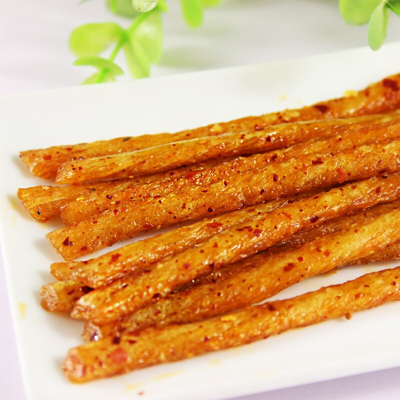 东旺顶牛真牛35g30袋素牛筋爆炒牛筋麻辣条8090后休闲零食辣条湖南
