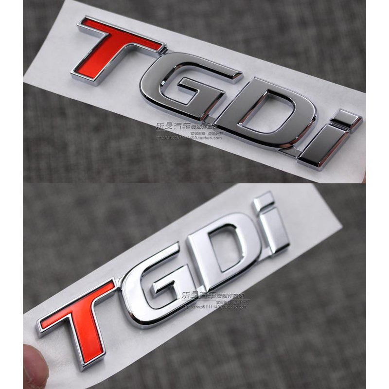 适配现代途胜ix35胜达ix25名图字标车标改装贴纸立体车贴标志配件 4wd