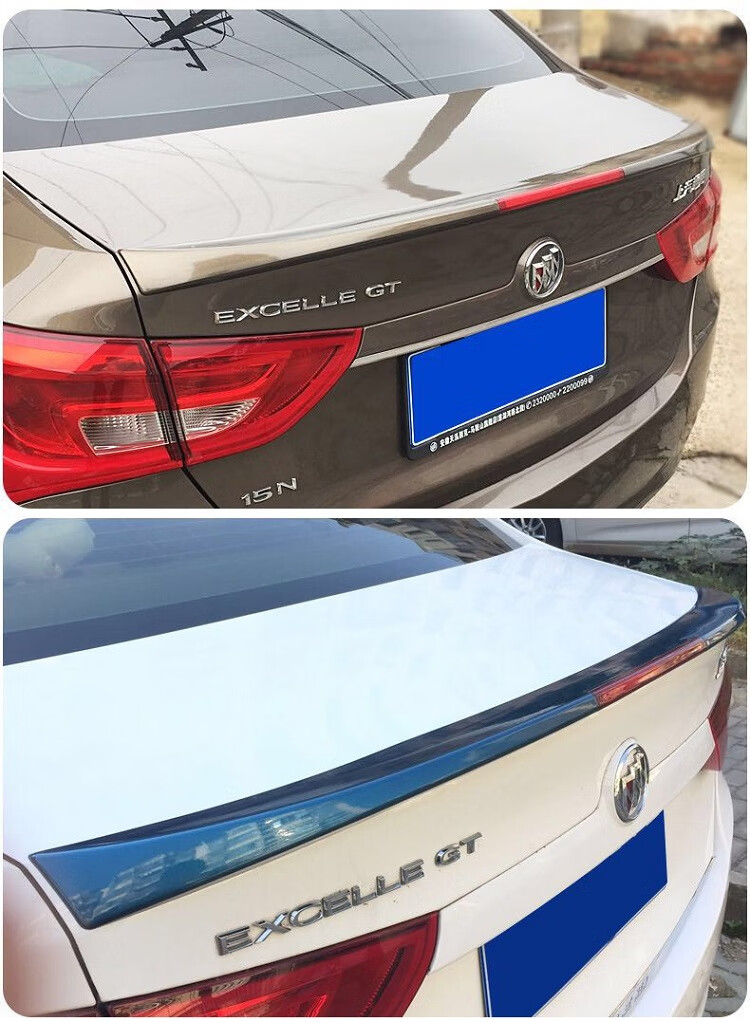 适用于别克1521款新英朗尾翼改装19新英朗改装专用烤漆免打孔运动尾翼