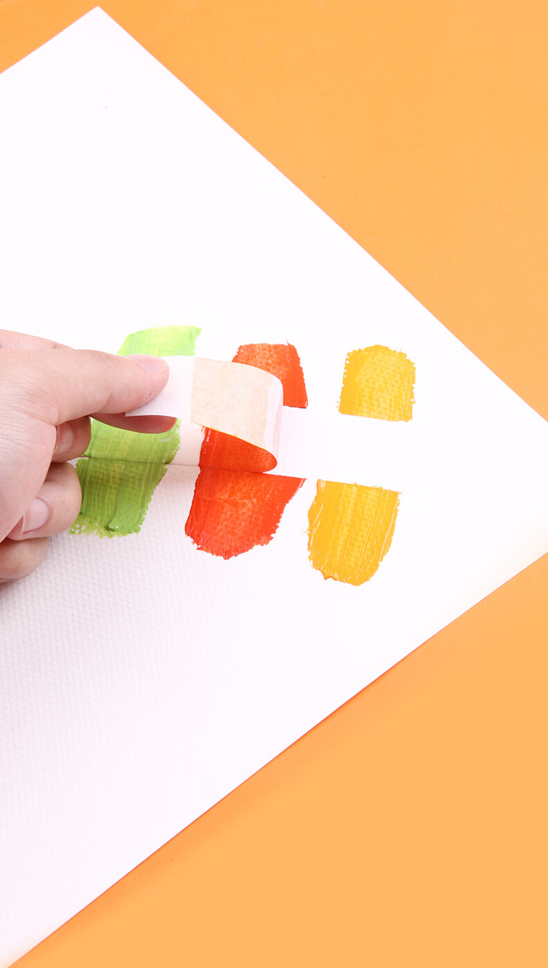 5卷美纹纸胶带美术生水彩画素描美术画画美文纸胶布皱纹贴边水胶带