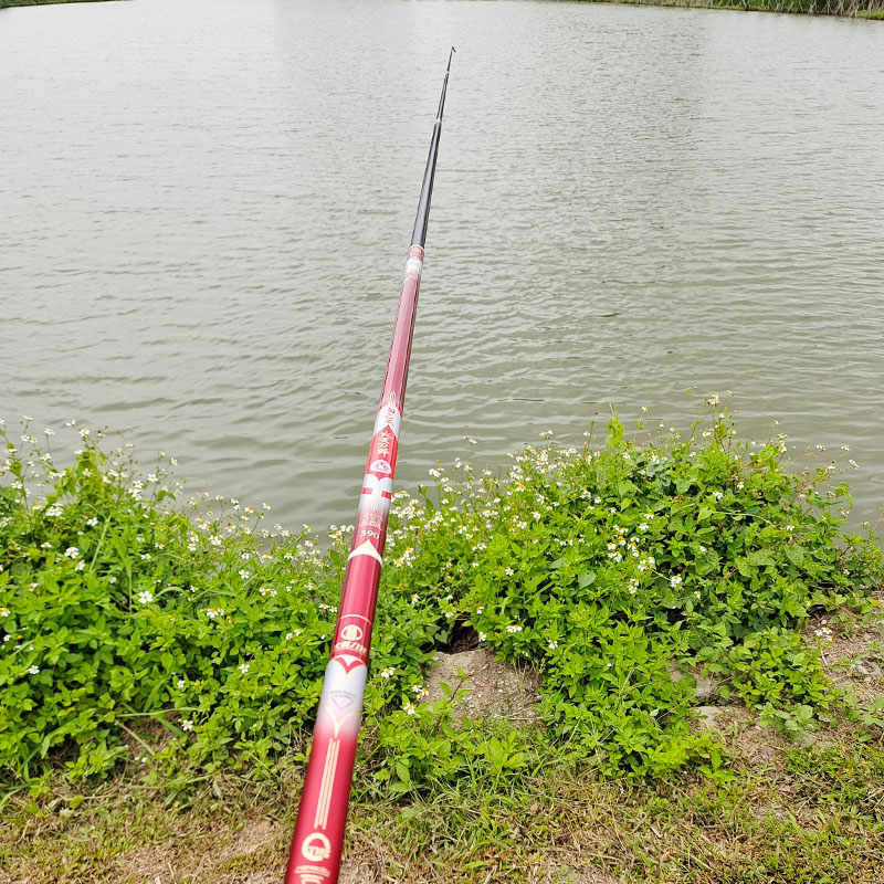 化氏钓具旗舰店官方火蓝刀锋虎虎生威大物鱼竿19调15h高碳素黑坑青鱼