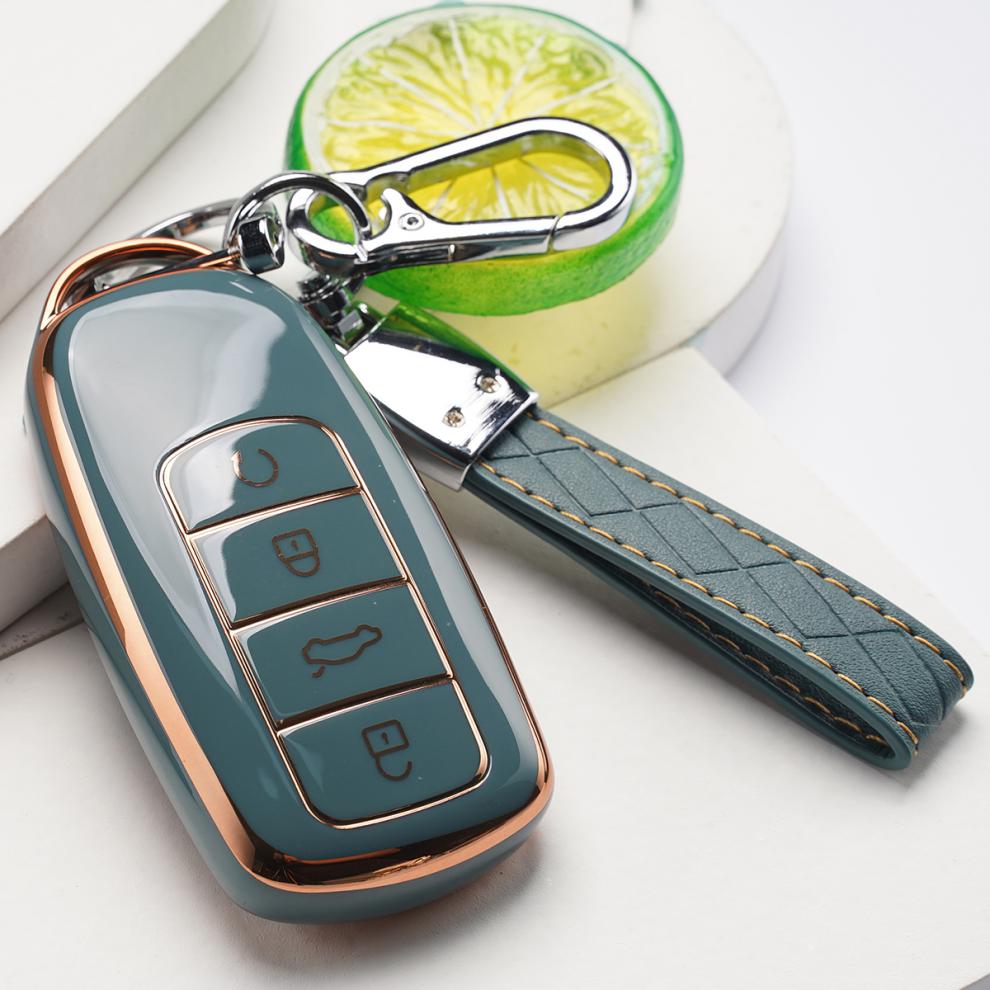 奇瑞瑞虎8plus钥匙套汽车瑞虎8pro/7plus鲲鹏版e 艾瑞泽5包扣壳 奇瑞