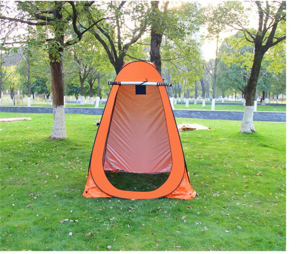 帐篷更衣淋浴帐移动厕所户外加厚自动速开便携式露营野外隔离神器团购