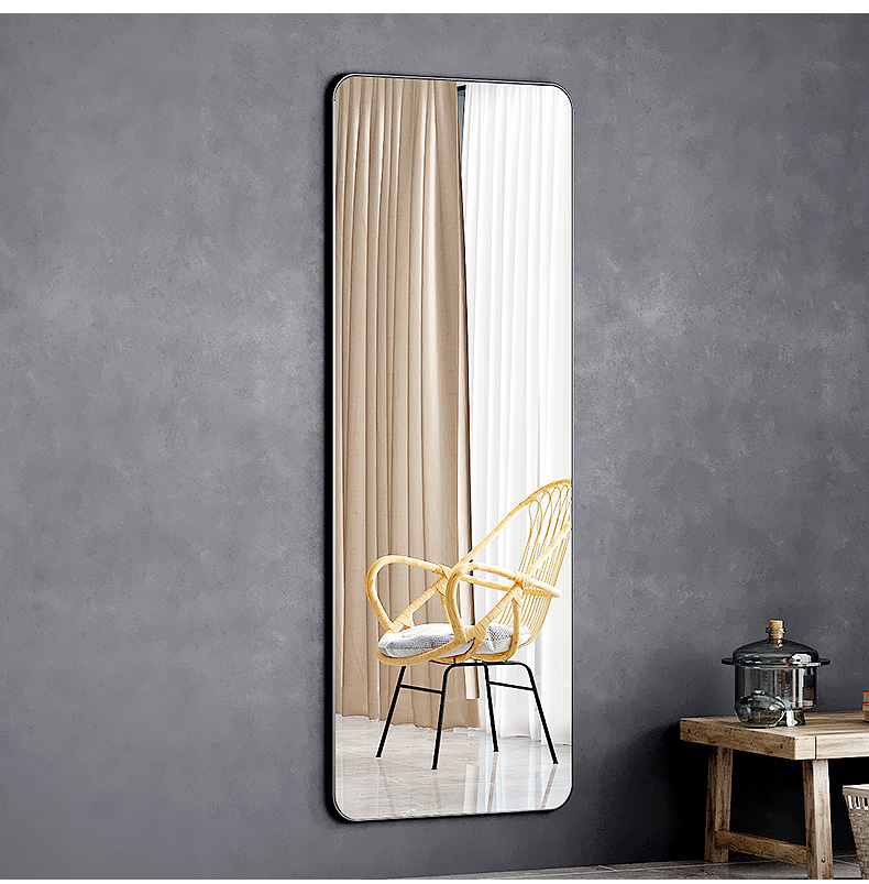 华为hua智选产品通用全身穿衣镜挂墙贴墙自粘照衣家用衣帽镜贴在墙上