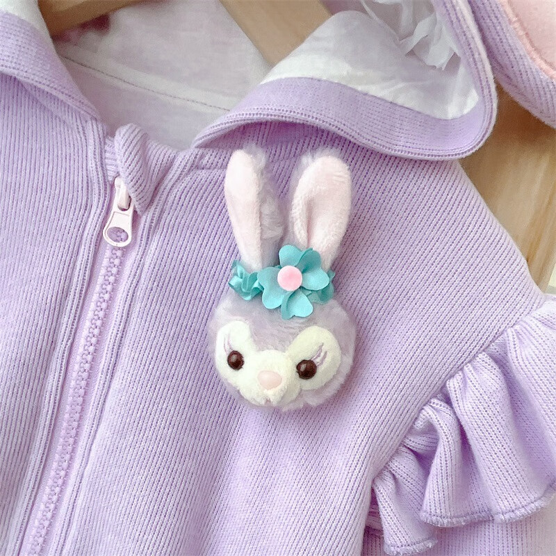 迪士尼童装(品质大牌)星黛露婴儿冬装连体衣服女宝宝连体衣秋冬套装超