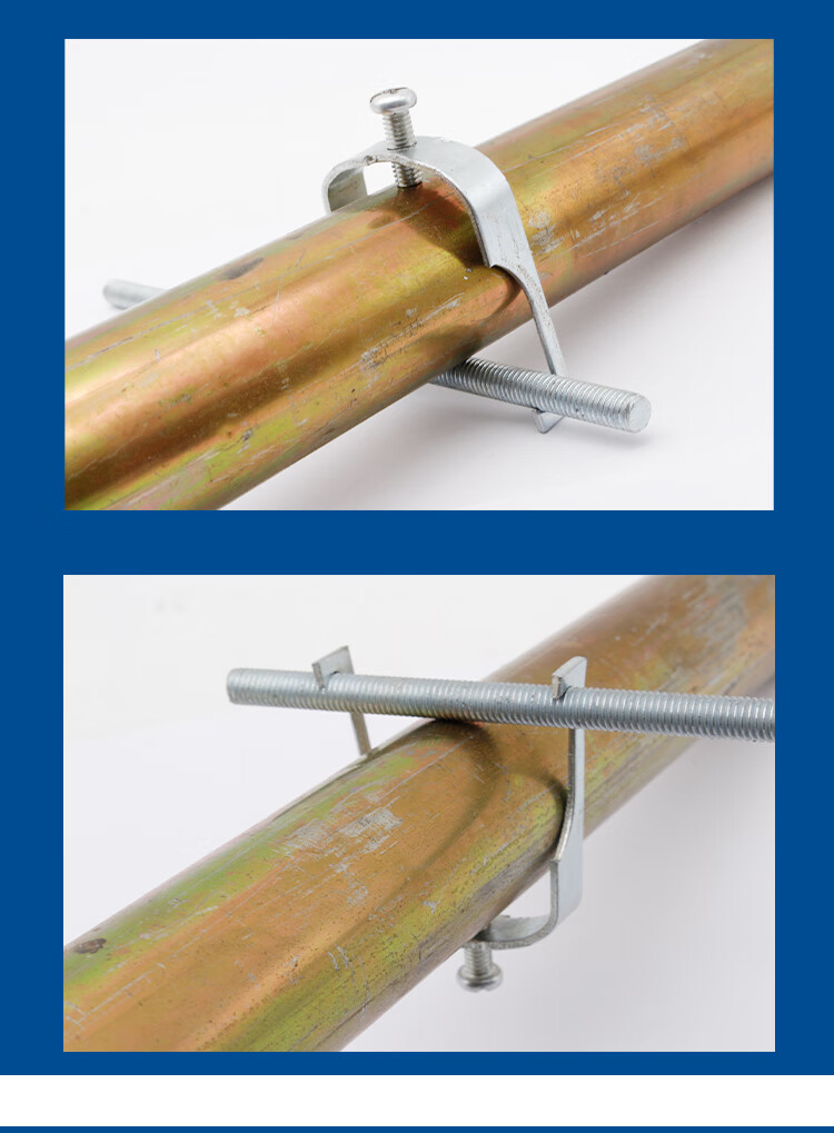 龙骨卡镀锌卡骑马卡管卡u型卡元宝固定扣丝杆吊卡kbg/jdg线管配件 16