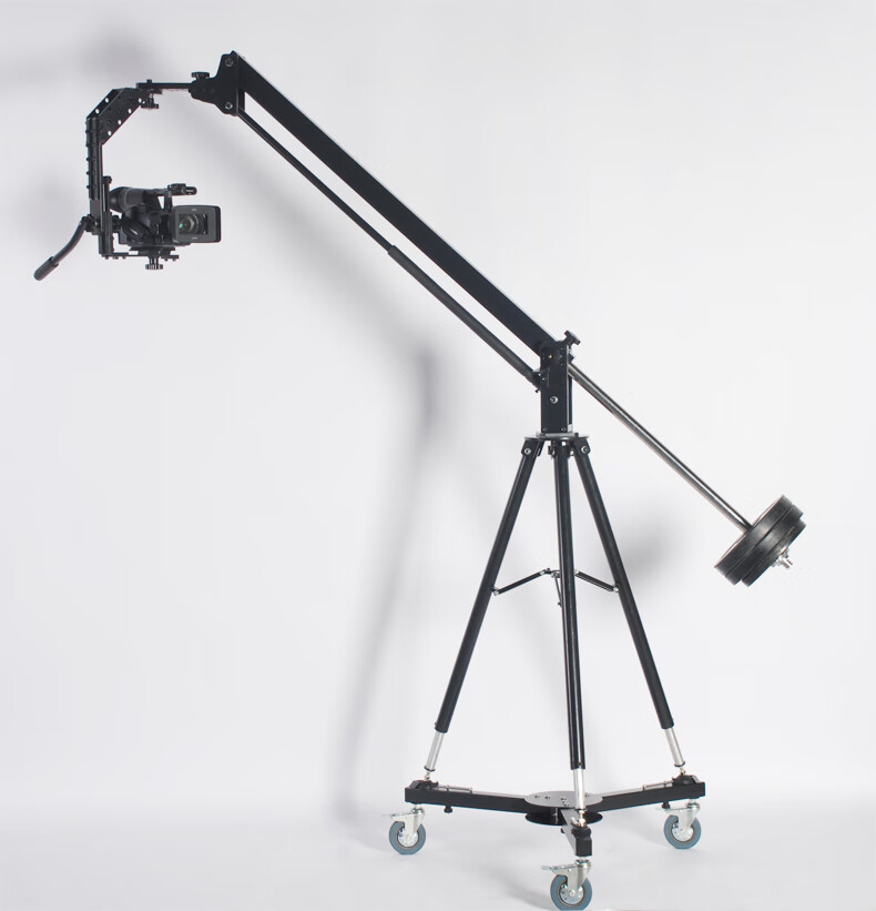 dvhz摄像摇臂3米广播级大机器手动摇臂 5506重型三脚架云台脚轮 3米臂