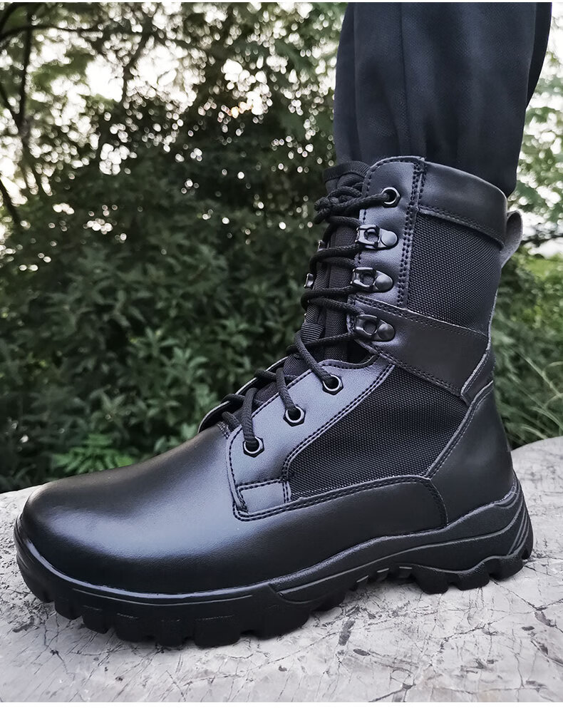 陆战队特战靴冬季作战男靴超轻武春秋战术靴透气减震大码陆战靴高帮