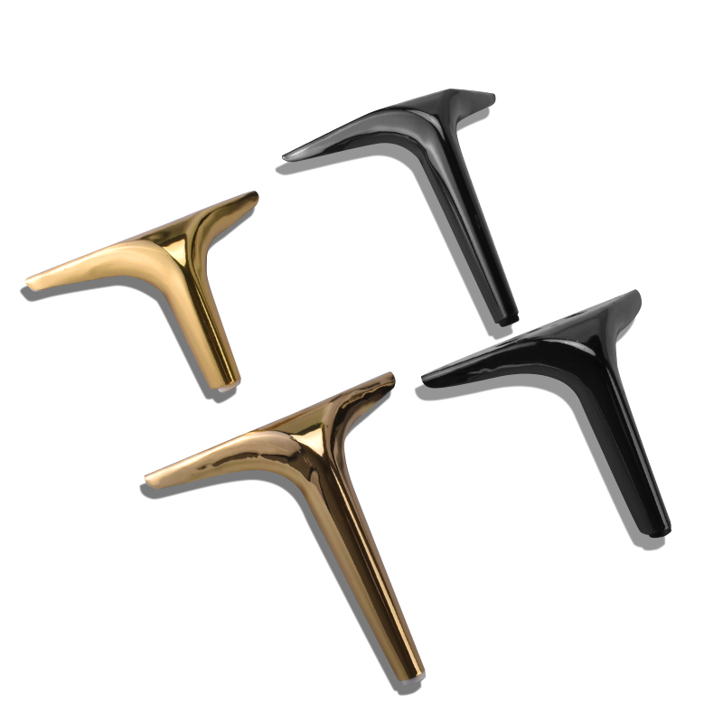 轻奢极简家具脚沙发脚电视柜脚床头柜脚衣柜脚床脚浴室柜脚金属脚12cm