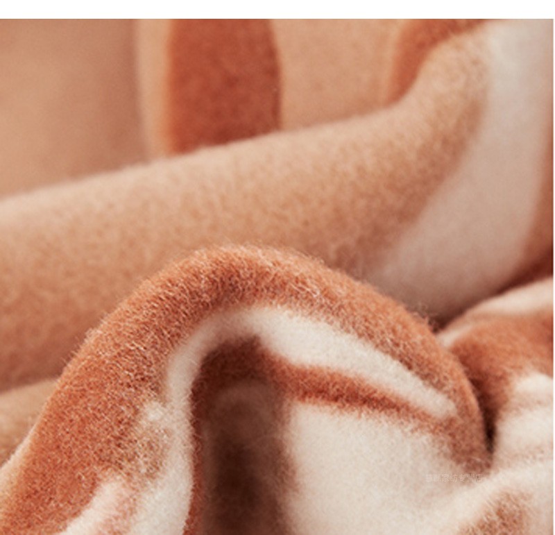 羊毛羊绒毛毯夏双人恒源祥澳洲羊毛毯子羊绒毯羊毛毯盖毯床上双人保暖