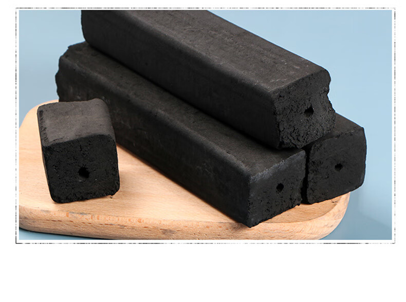 卡利帕运动户外旗舰店环保烧烤竹炭高温高密度无烟无明火不爆烧烤店