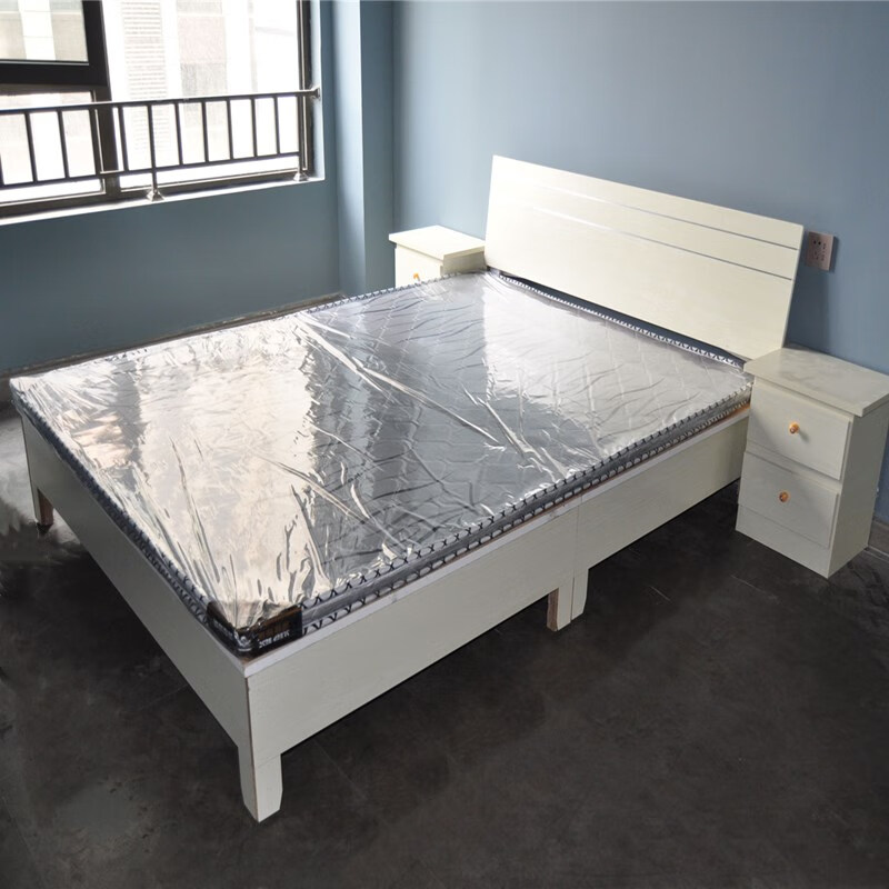 出租房床出租屋床 床次卧小户型板式床便宜床出租房床双人床简约矮床