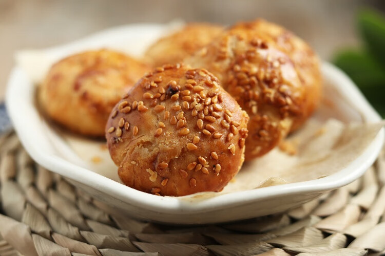 唐山特产棋子烧饼 千层酥皮精选瘦肉馅油盐酥饼零食小吃 无馅款(油盐