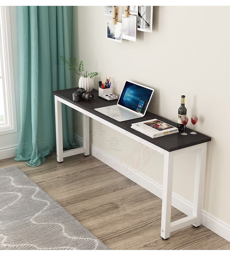 床尾桌家用长条桌简易靠墙窄桌子长方形小长桌子简约现代卧室书桌长