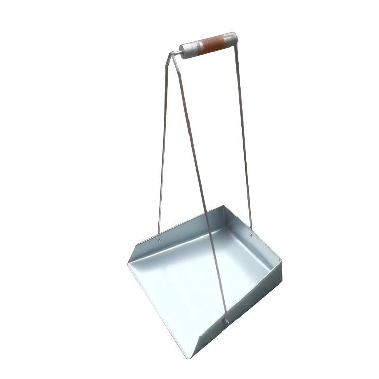 铲铁皮斗垃圾撮箕环卫铁簸箕畚箕收纳厂家直销钢筋焊把白铁撮箕1个