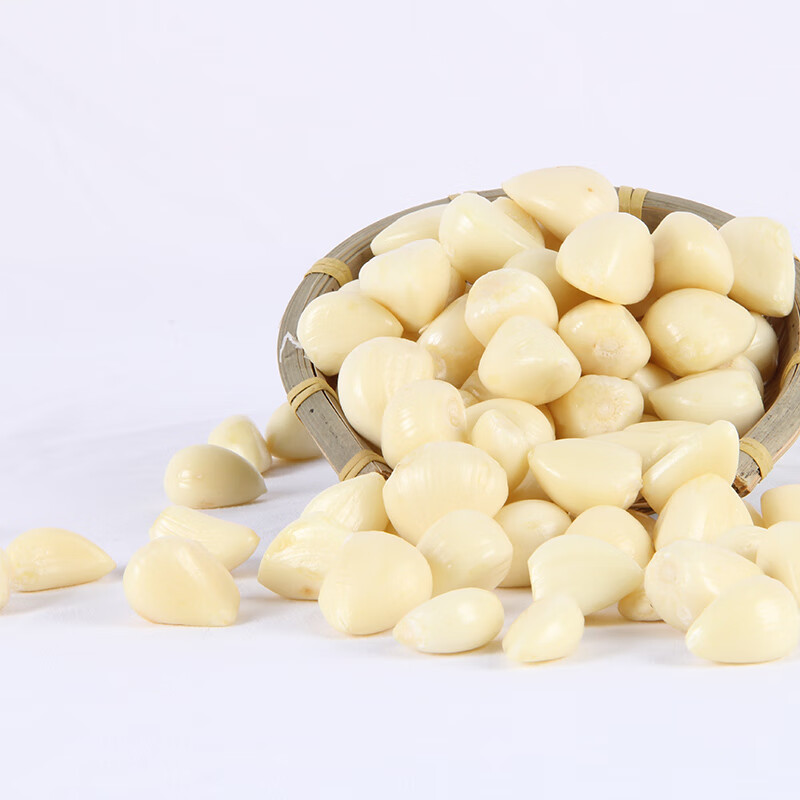 大蒜蒜米去皮5斤装净重五斤大蒜瓣饭店餐饮【图片