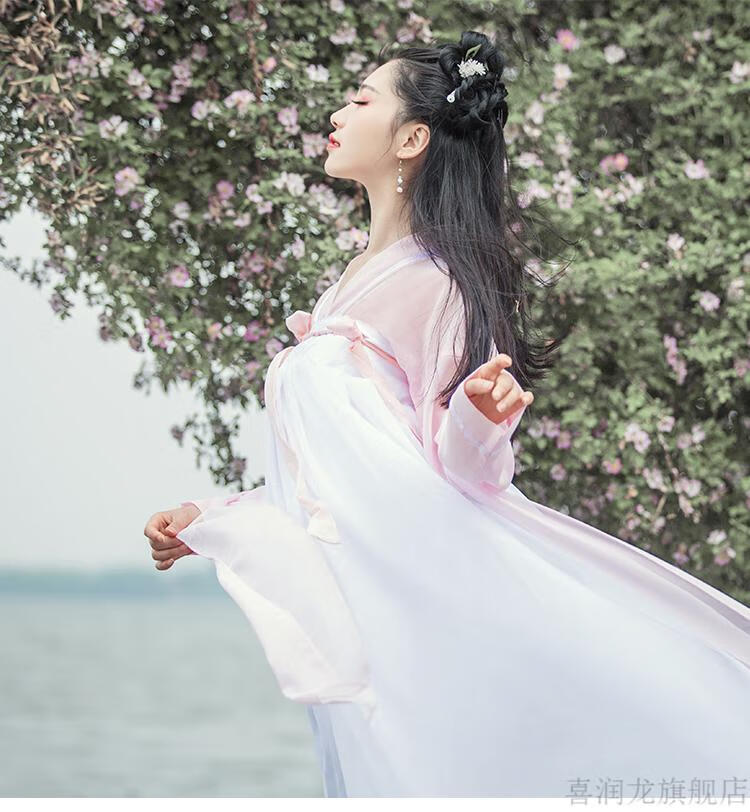 汉元素女装改良汉服女仙气夏季薄款古装中国风日常学生超仙飘逸齐胸