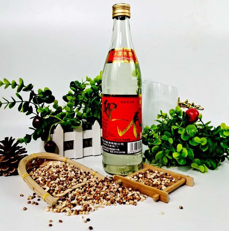 迎春酒光瓶酱香型白酒45度 500ml*1瓶 迎春酒光瓶廊坊特产 纯粮食酒