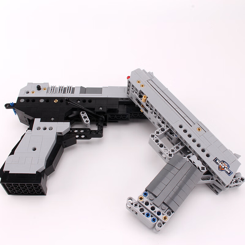 乐·高(le·go)积木枪可发射绝地求生手抢男孩军事拼装玩具吃鸡