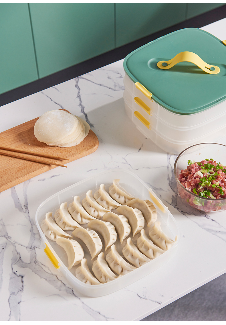 6015151515[新款推选]饺子盒分格 装饺子速冻盒饺子盒多