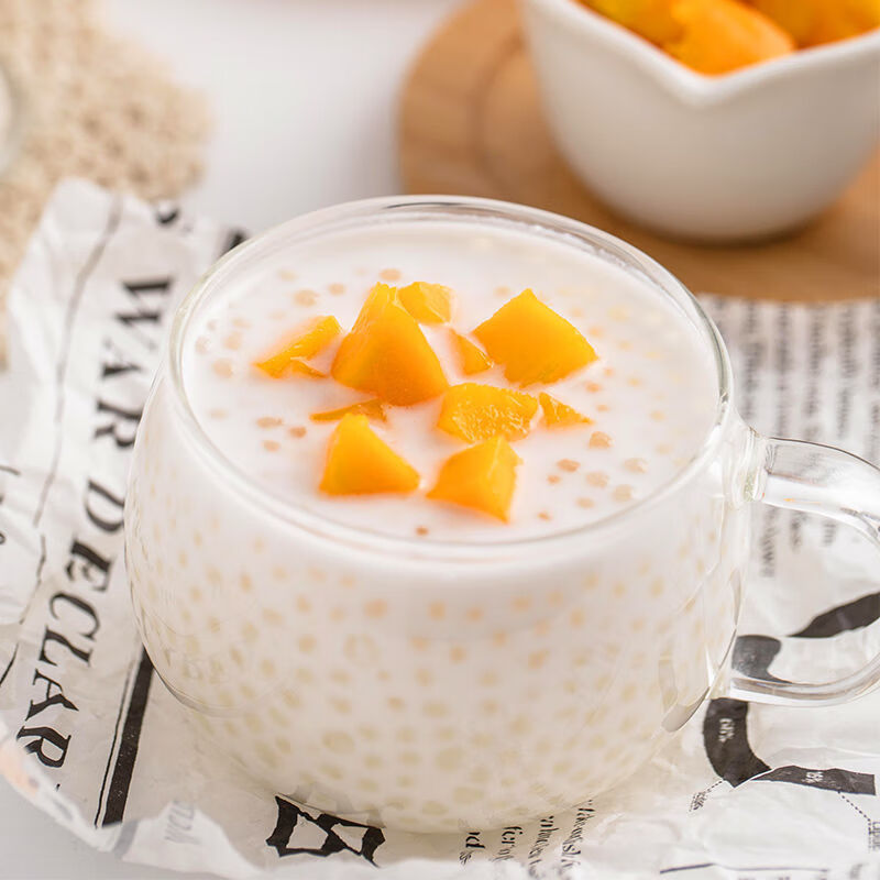 精选特产椰汁西米露套餐500g泰国小白西米奶茶甜品店专用材料水妈妈白