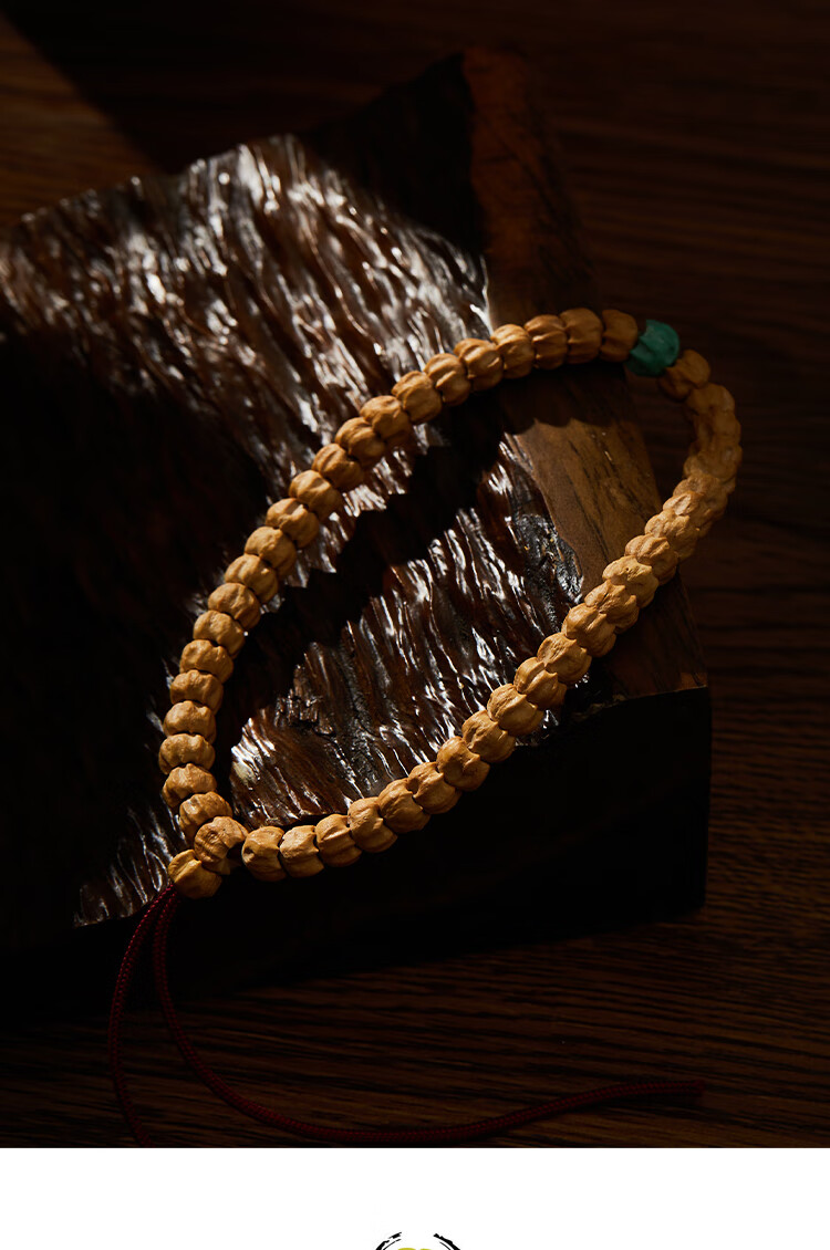 情冰 热振寺柏香籽毕业级手串 百香籽原皮龙爪单圈佛珠 龙爪单圈7mm