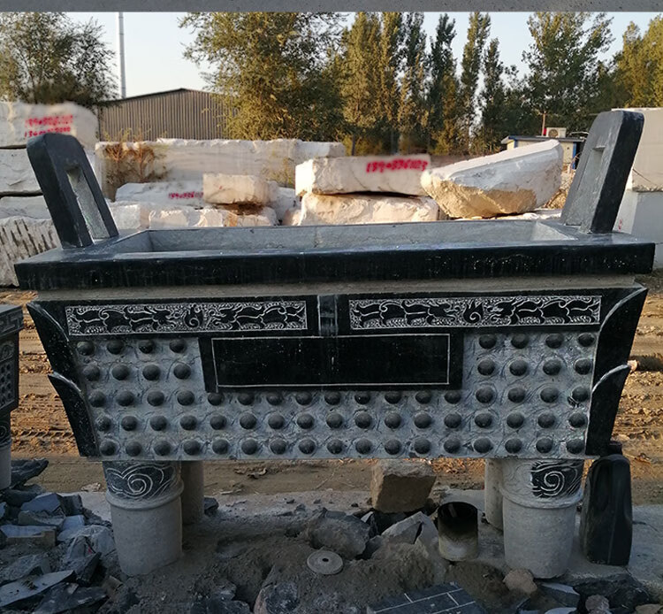 石雕供桌香案台烧香插香炉供奉佛台桌子寺庙祠堂家用放贡品摆件香炉