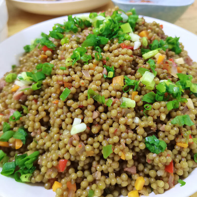贵州苦荞饭 贵州威宁苦荞饭疙瘩饭特产荞芥五谷杂粮粗粮糖友主食三高