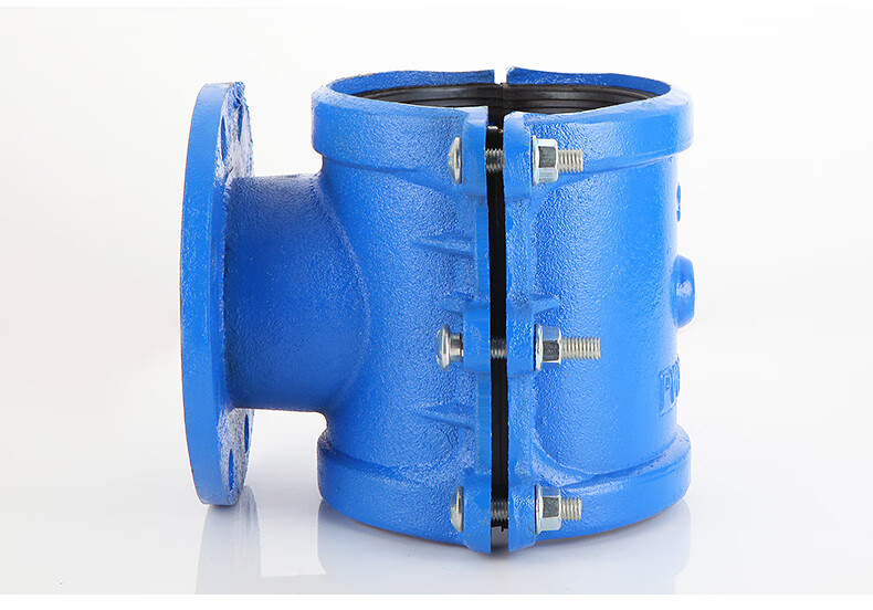 马鞍三通法兰抱箍哈夫节抢修器马鞍铸铁pe钢管分水三通管道增接口 dn