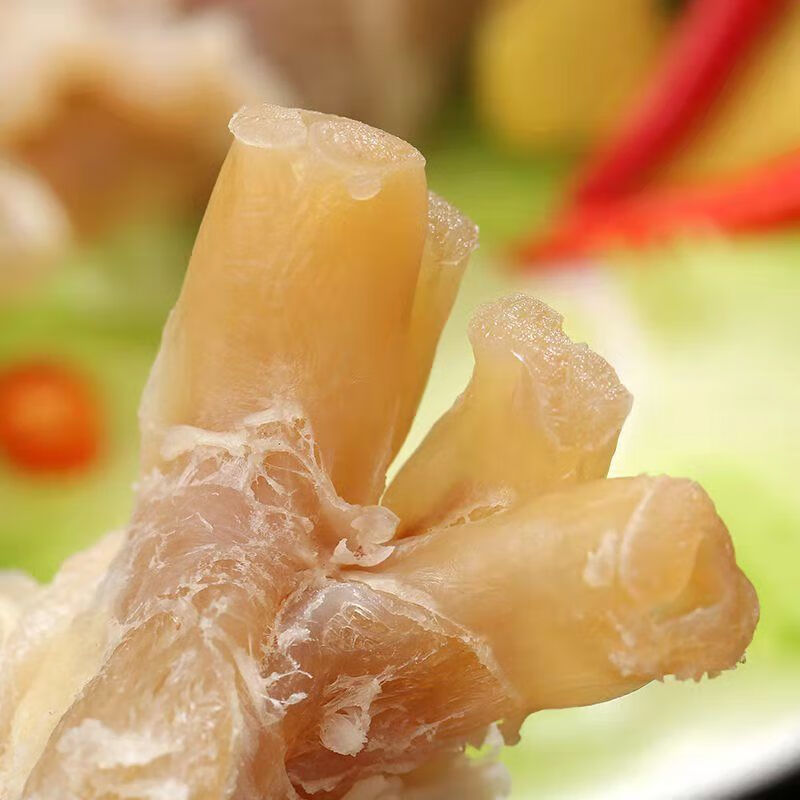 黄牛蹄筋牛杂火锅食材新鲜熟牛筋肪牛腿筋牛头肉牛蹄子锦祥橙牛蹄筋1
