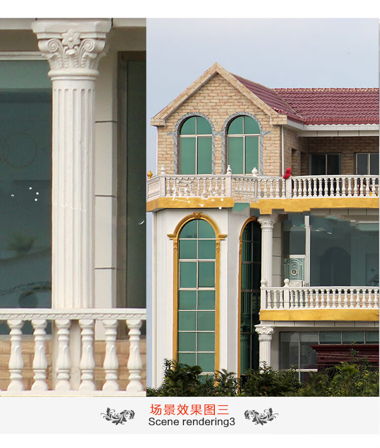 欧式罗马柱子模具圆柱别墅大门外墙阳台装饰水泥建筑模板三米高罗马柱