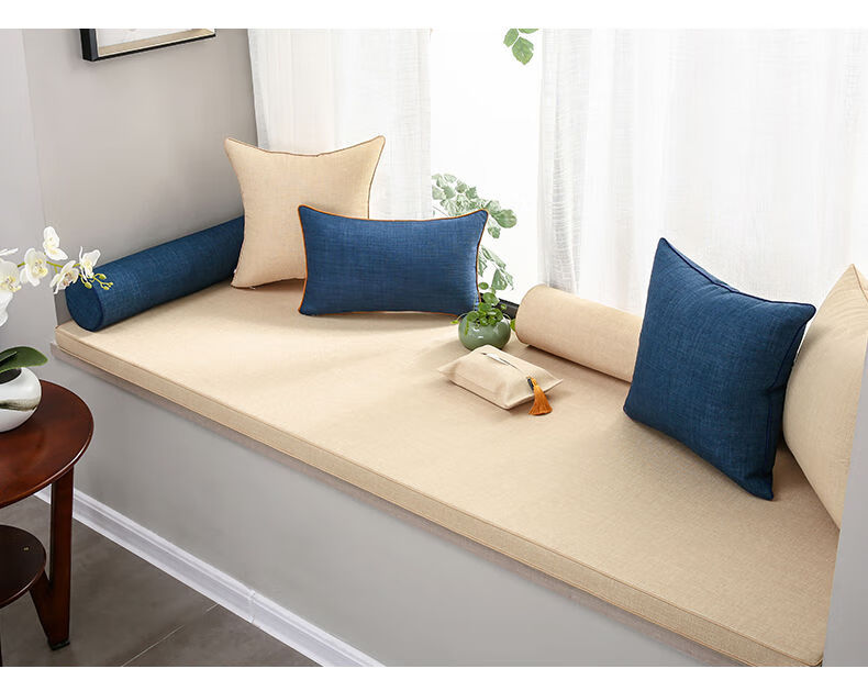 飘窗垫窗台垫可定制任意尺寸飘窗垫窗台垫中式阳台卧室落地窗户榻榻米